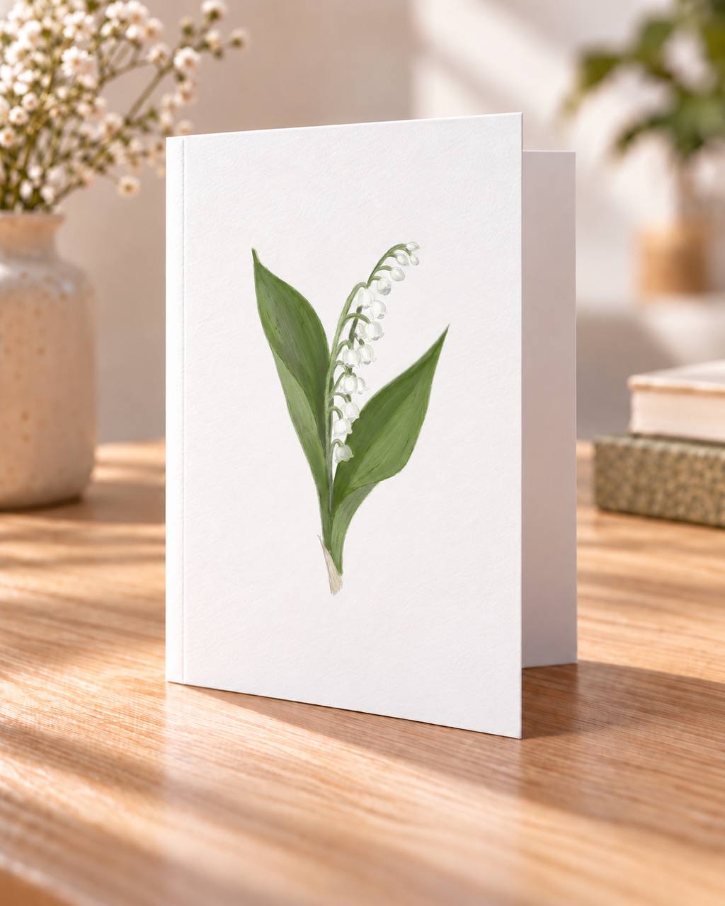 Lily of the Valley - May Birth Flower Card