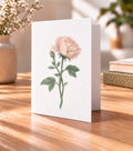Rose - June Birth Flower Card