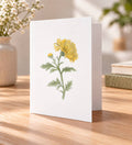Chrysanthemum - November Birth Flower Card