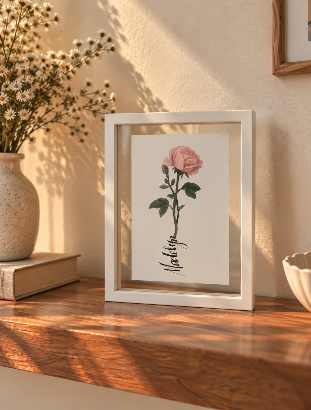 Rose - June Birth Flower Print