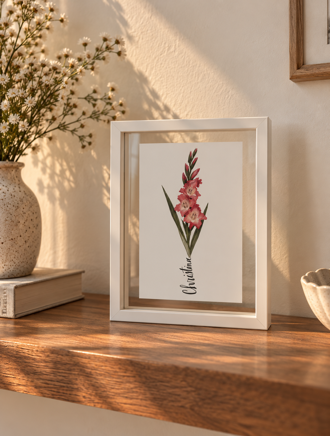 Gladiolus - August Birth Flower Print
