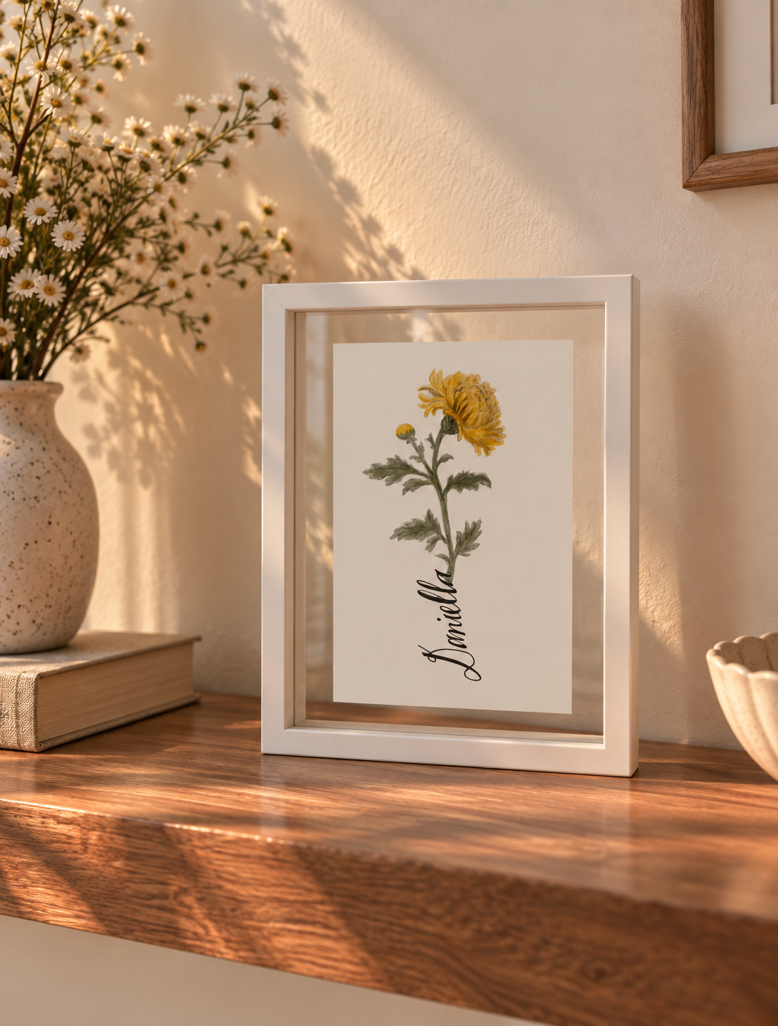 Chrysanthemum - November Birth Flower Print